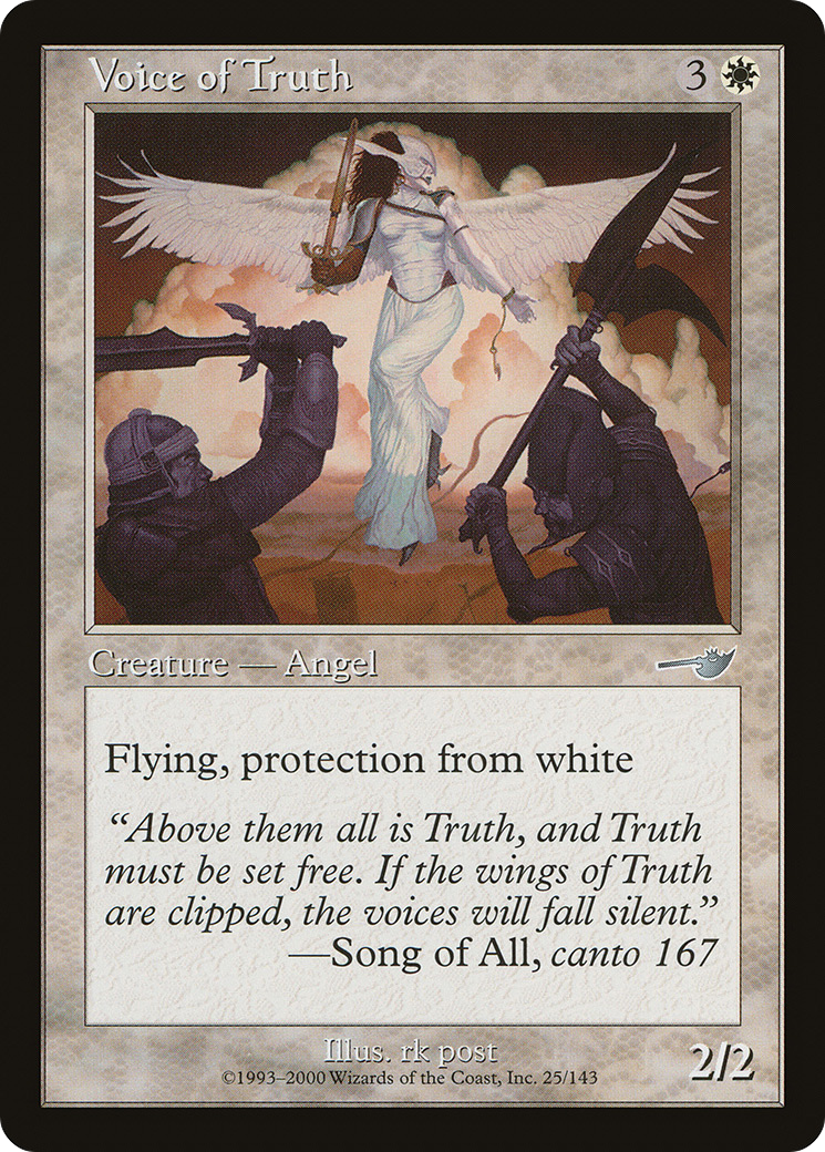 Voice of Truth (NEM-025) - Nemesis Foil