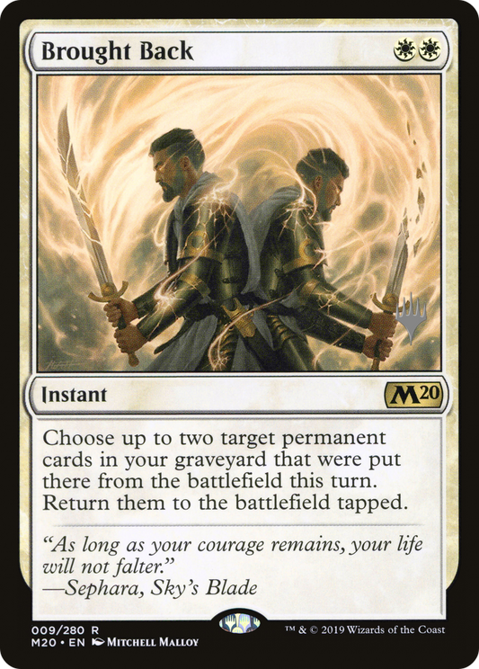 Brought Back (PM20-09P) - Core Set 2020 Promos Foil