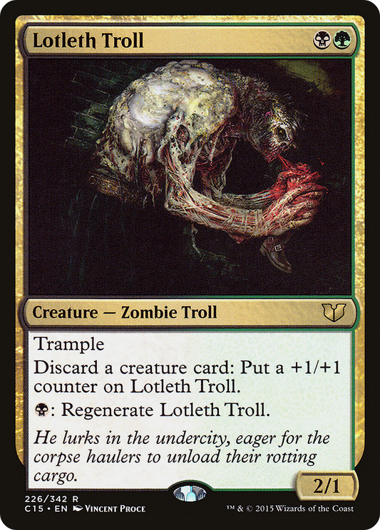 Lotleth Troll (C15-226) - Commander 2015