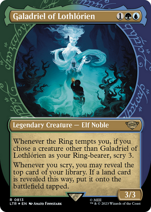 Galadriel of Lothlórien (LTR-813) - The Lord of the Rings: Tales of Middle-earth: (Showcase) (Borderless) Foil