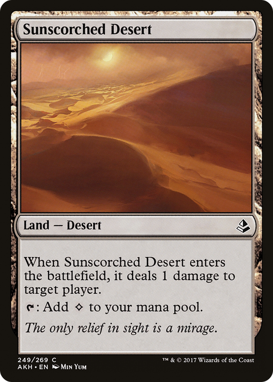 Sunscorched Desert (AKH-249) - Amonkhet Foil