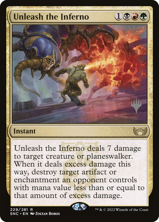 Unleash the Inferno (PSNC-229P) - Streets of New Capenna Promos