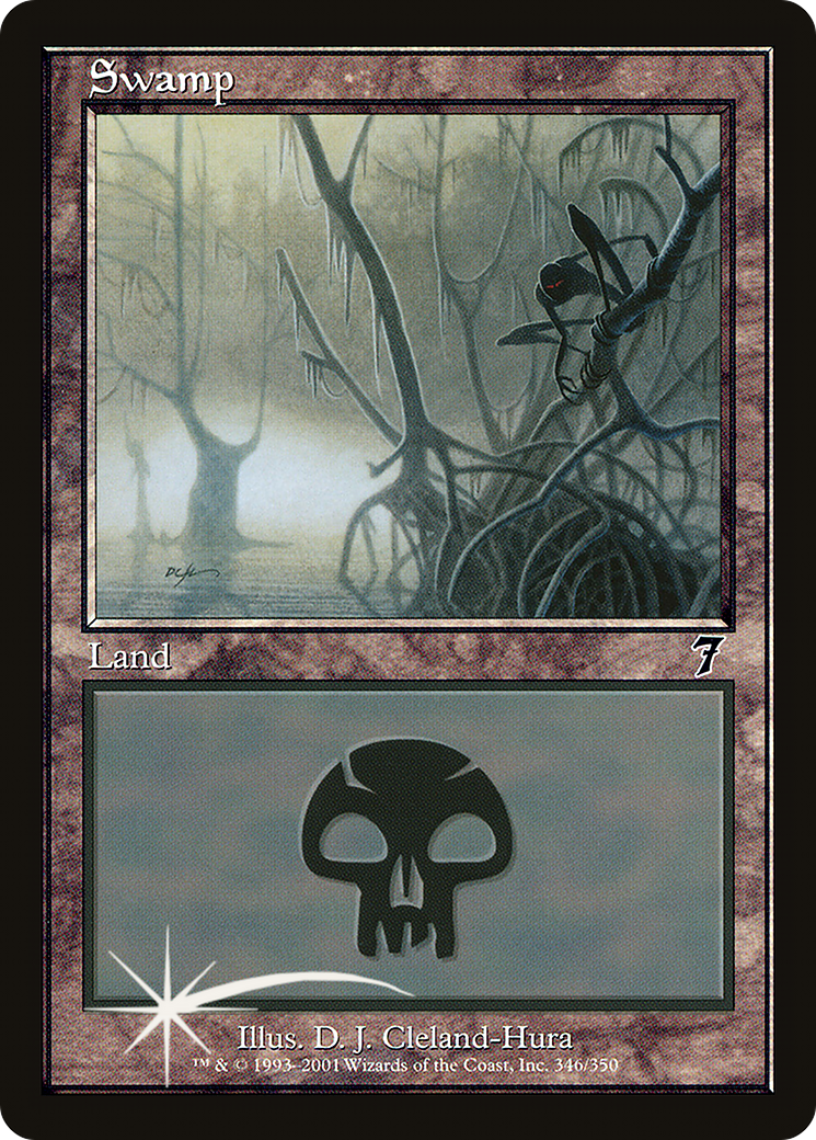 Swamp (7ED-346★) - Seventh Edition Foil