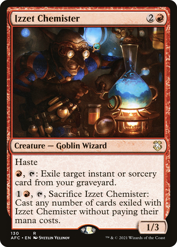 Izzet Chemister (AFC-130) - Forgotten Realms Commander