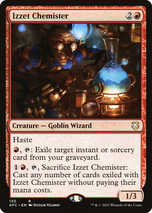 Izzet Chemister (AFC-130) - Forgotten Realms Commander