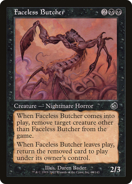 Faceless Butcher (TOR-060) - Torment Foil