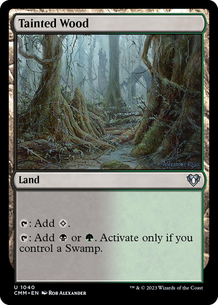 Tainted Wood (CMM-1040) - Commander Masters