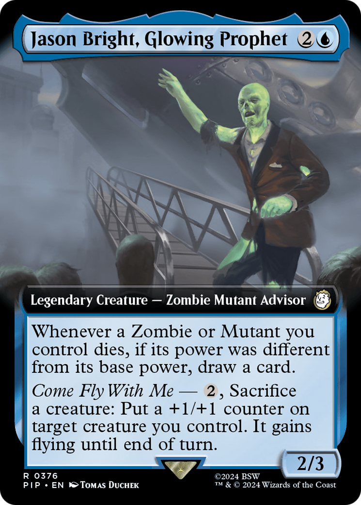 Jason Bright, Glowing Prophet (PIP-376) - Fallout: (Extended Art) Foil