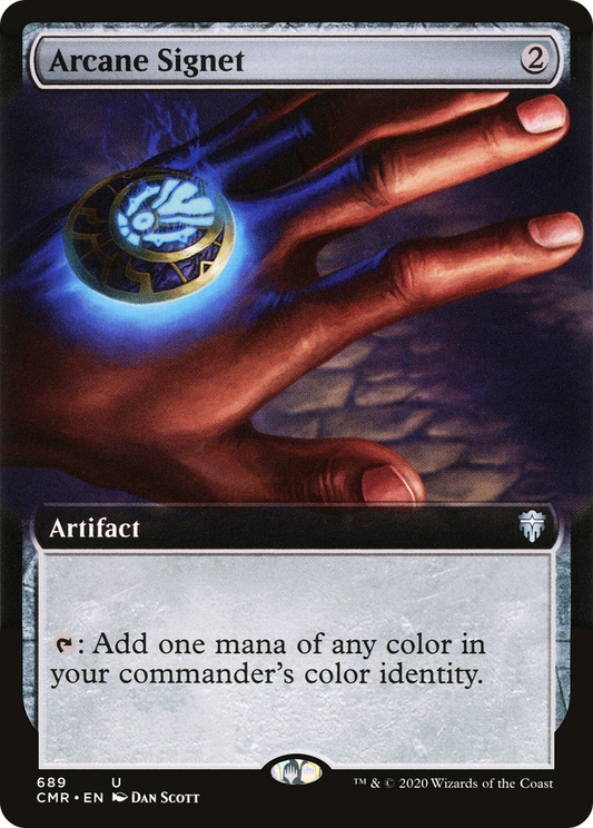 Arcane Signet (CMR-689) - Commander Legends: (Extended Art) Foil