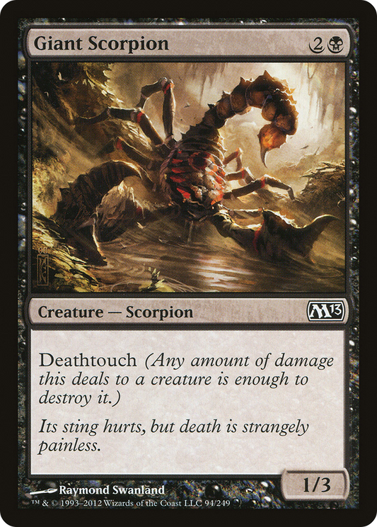 Giant Scorpion (M13-094) - Magic 2013 Foil