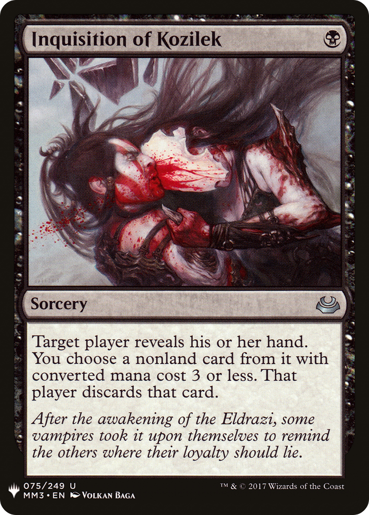 Inquisition of Kozilek (LIST-MM3-75) - The List