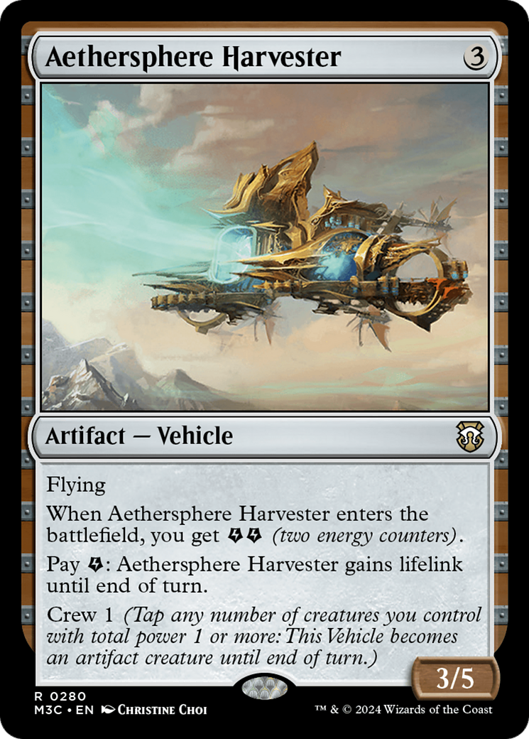 Aethersphere Harvester (M3C-280) - Modern Horizons 3 Commander