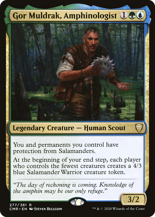 Gor Muldrak, Amphinologist (CMR-277) - Commander Legends Foil