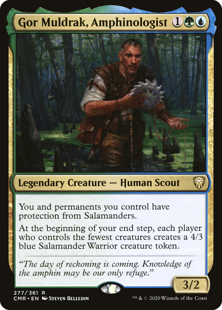 Gor Muldrak, Amphinologist (CMR-277) - Commander Legends Foil