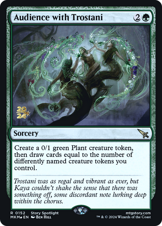 Audience with Trostani (PRE-152S) - Murders at Karlov Manor Promos Foil