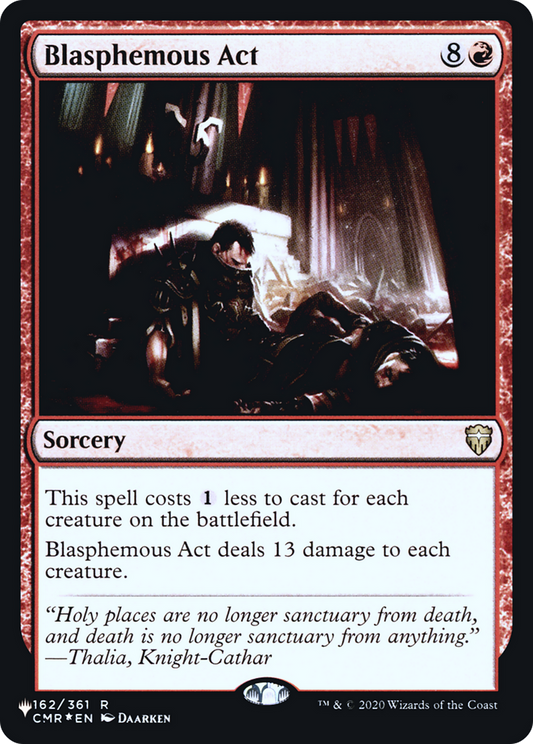 Blasphemous Act (LIST-CMR-162) - The List Foil