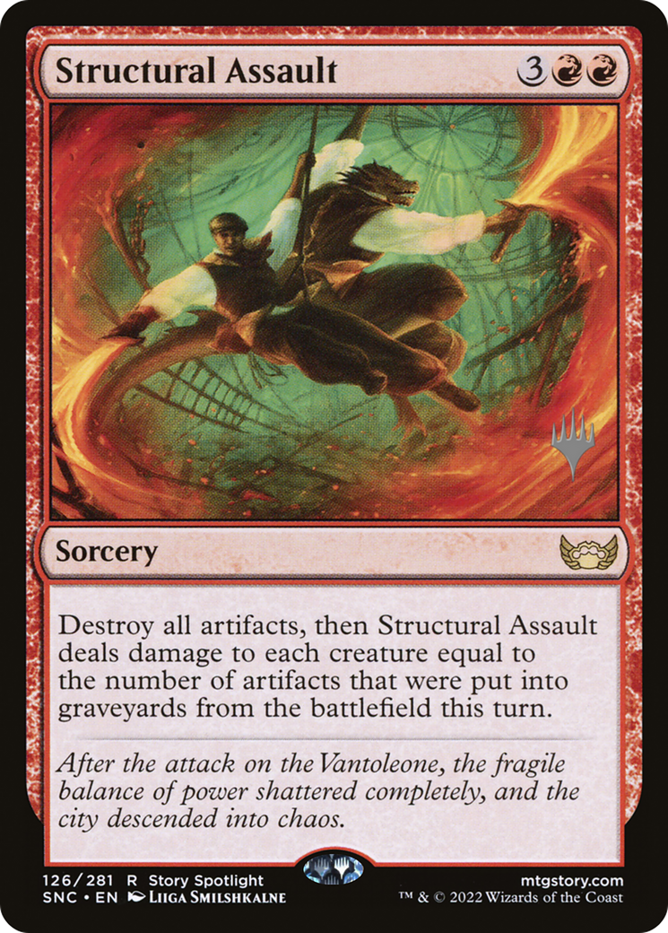 Structural Assault (PPSNC-126) - Streets of New Capenna Promos (Promo Pack) Foil