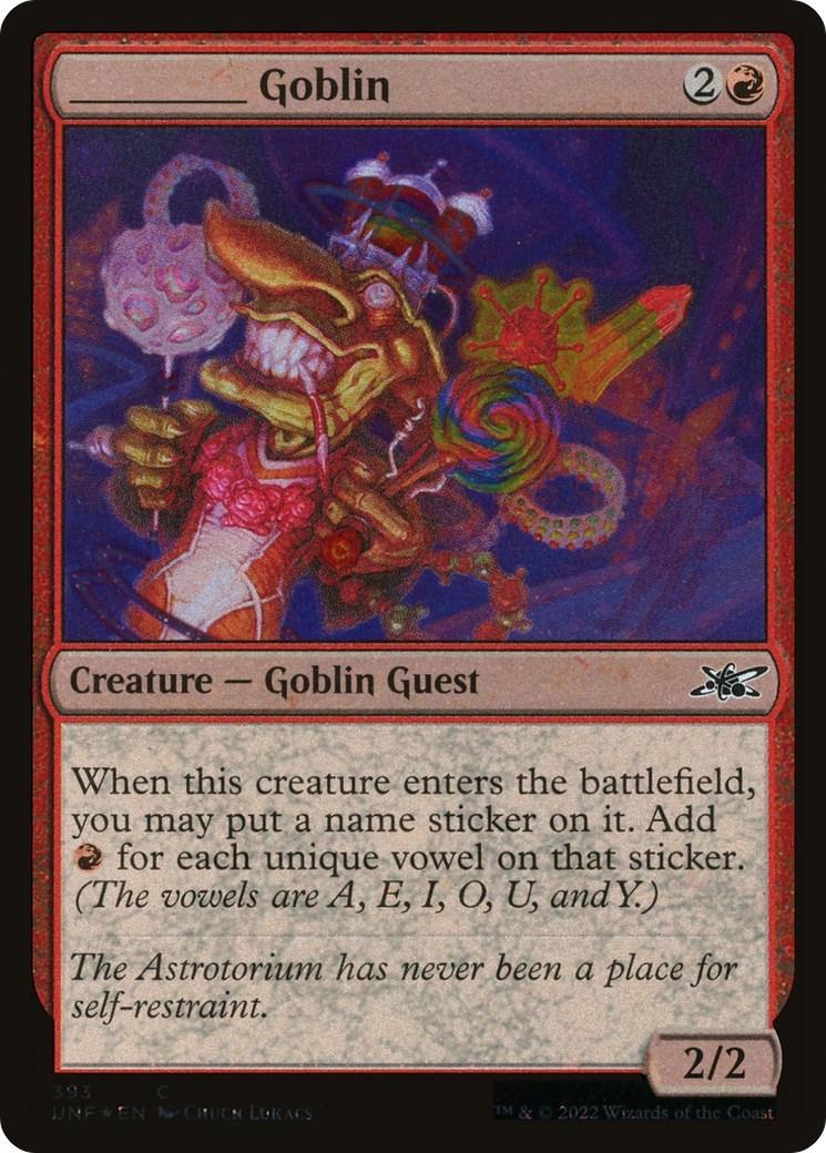 _____ Goblin (UNF-393) - Unfinity Foil