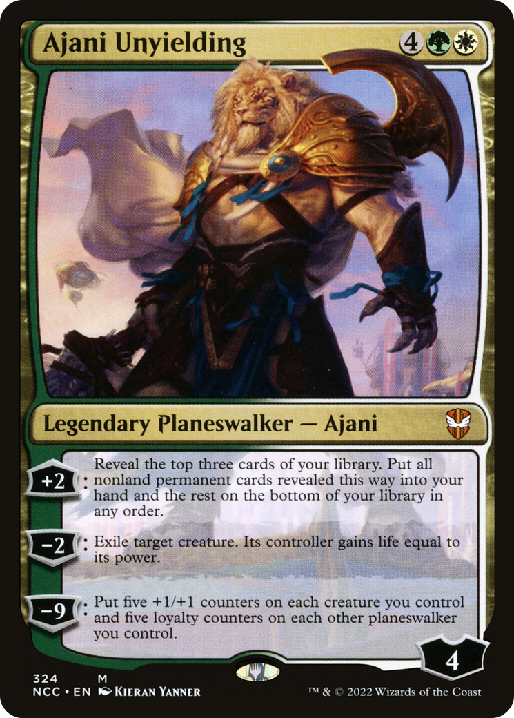 Ajani Unyielding (NCC-324) - New Capenna Commander