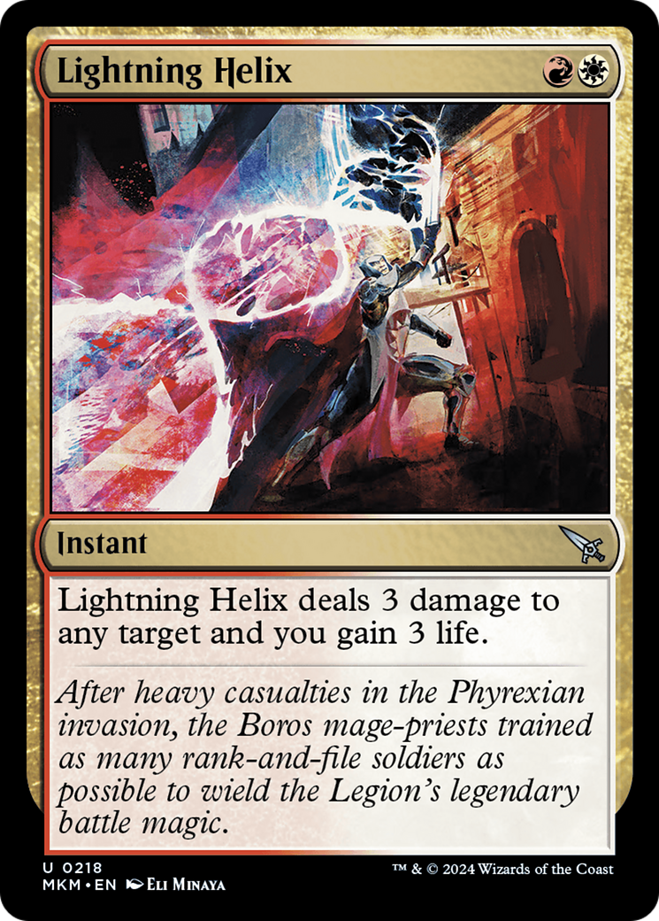 Lightning Helix (MKM-218) - Murders at Karlov Manor Foil