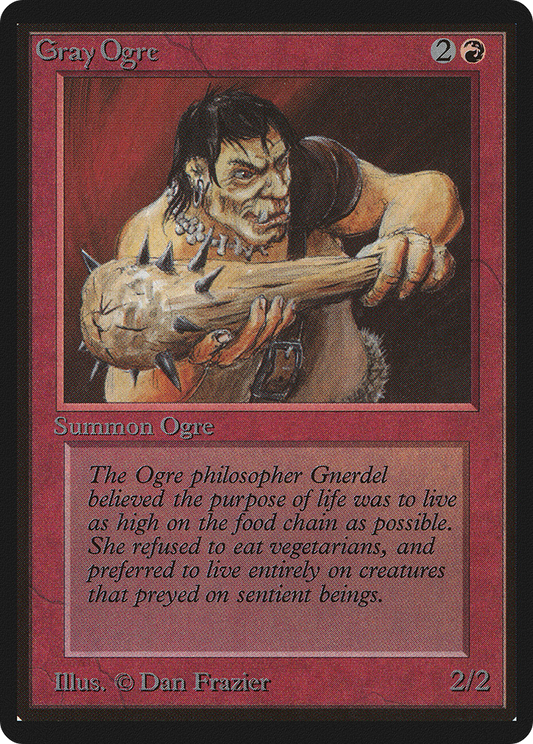 Gray Ogre (LEB-157) - Limited Edition Beta