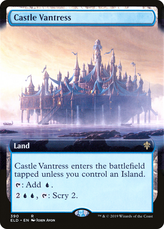 Castle Vantress (ELD-390) - Throne of Eldraine: (Extended Art) Foil