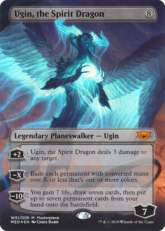 Ugin, the Spirit Dragon (MED-WS1) - Mythic Edition (Borderless) Foil