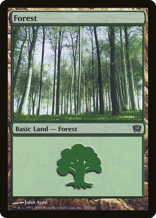 Forest (9ED-350★) - Ninth Edition Foil