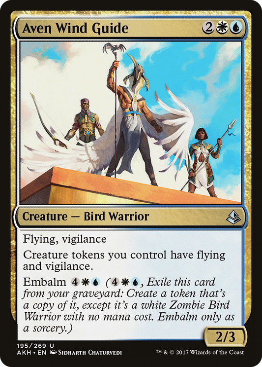 Aven Wind Guide (AKH-195) - Amonkhet Foil