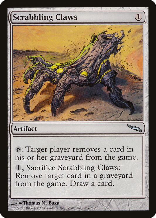 Scrabbling Claws (MRD-237) - Mirrodin Foil