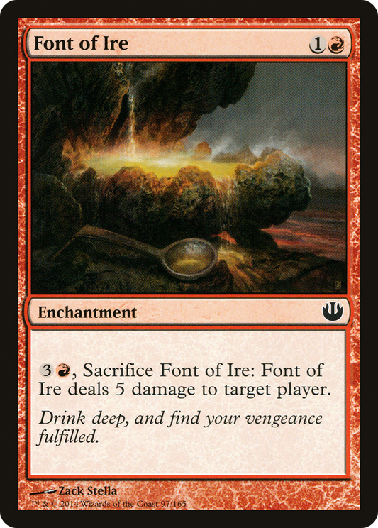 Font of Ire (JOU-097) - Journey into Nyx Foil