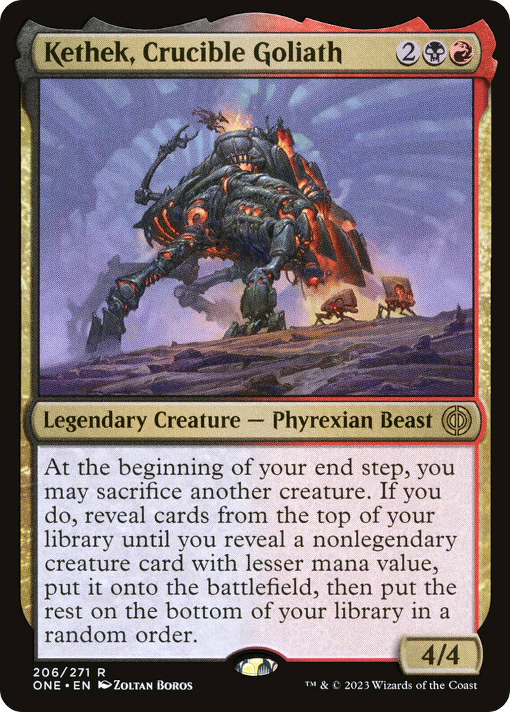 Kethek, Crucible Goliath (ONE-206) - Phyrexia: All Will Be One Foil