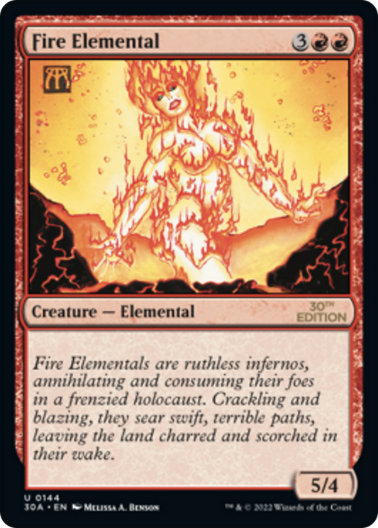 Fire Elemental (30A-144) - 30th Anniversary Edition