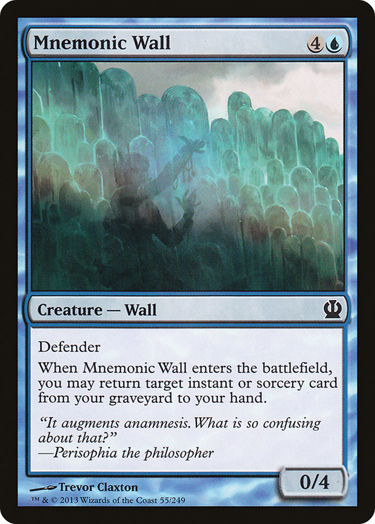 Mnemonic Wall (THS-055) - Theros Foil