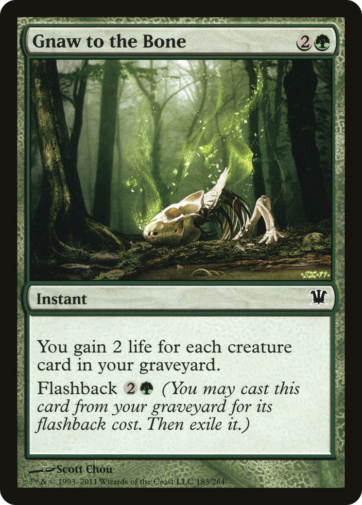 Gnaw to the Bone (ISD-183) - Innistrad Foil