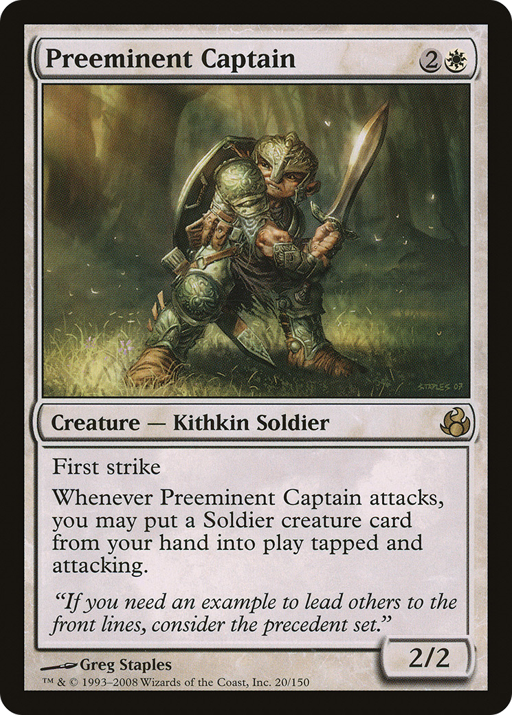 Preeminent Captain (MOR-020) - Morningtide Foil