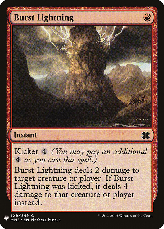 Burst Lightning (LIST-MM2-109) - The List