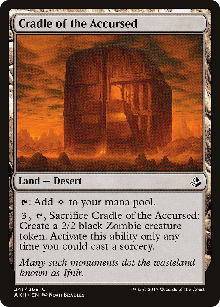 Cradle of the Accursed  (AKH-241) - Amonkhet