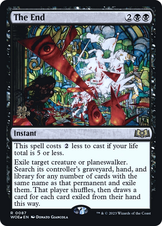 The End (PRE-087) - Wilds of Eldraine Promos (Prerelease) Foil