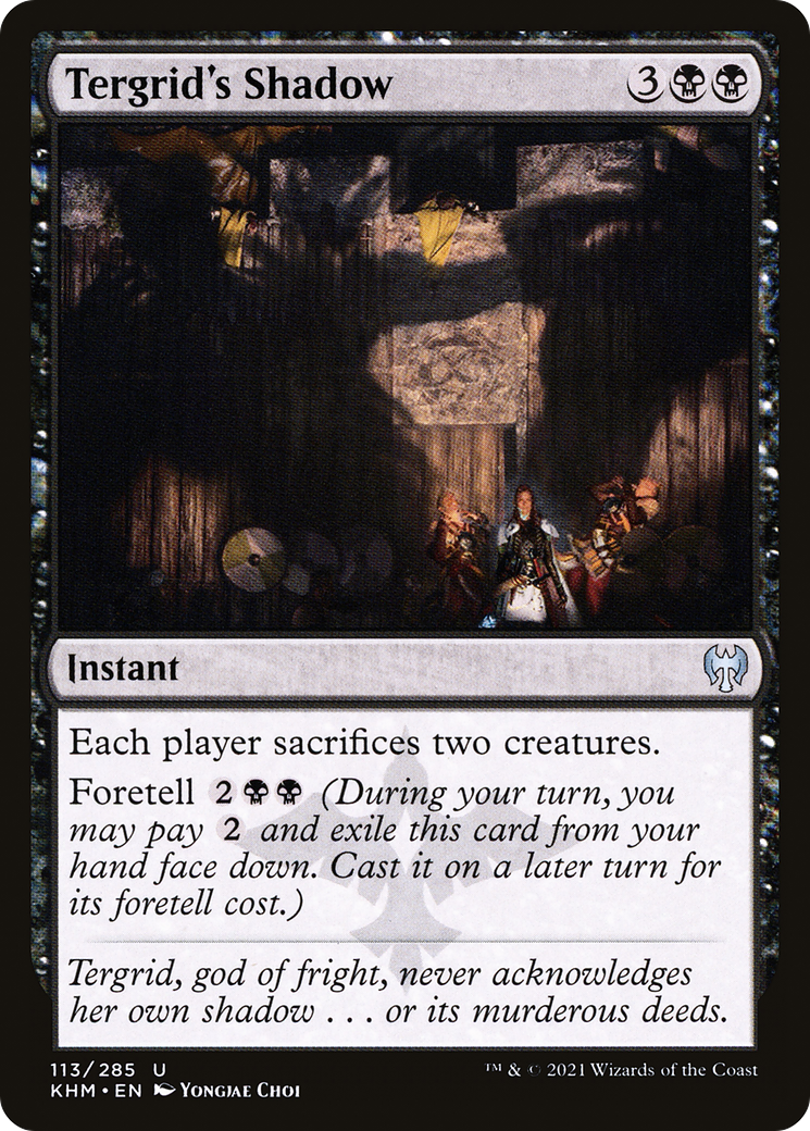 Tergrid's Shadow  (KHM-113) - Kaldheim Foil