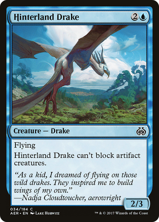 Hinterland Drake (AER-034) - Aether Revolt Foil