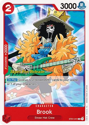 (ST01-011) Brook - Super Pre-Release Starter Deck 1: Straw Hat Crew Normal