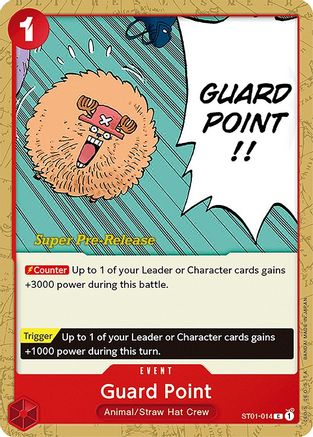 (ST01-014) Guard Point - Super Pre-Release Starter Deck 1: Straw Hat Crew Normal