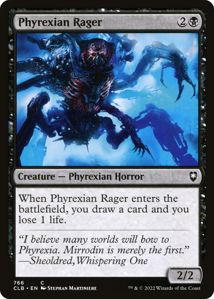 Phyrexian Rager (CLB-766) - Commander Legends: Battle for Baldur's Gate