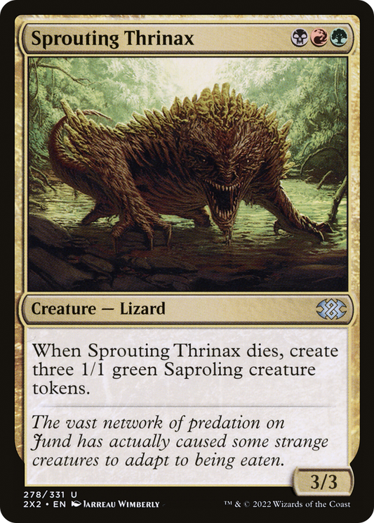 Sprouting Thrinax (2X2-278) - Double Masters 2022