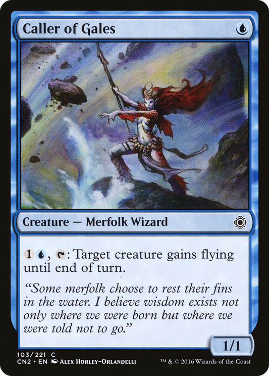 Caller of Gales (CN2-103) - Conspiracy: Take the Crown Foil