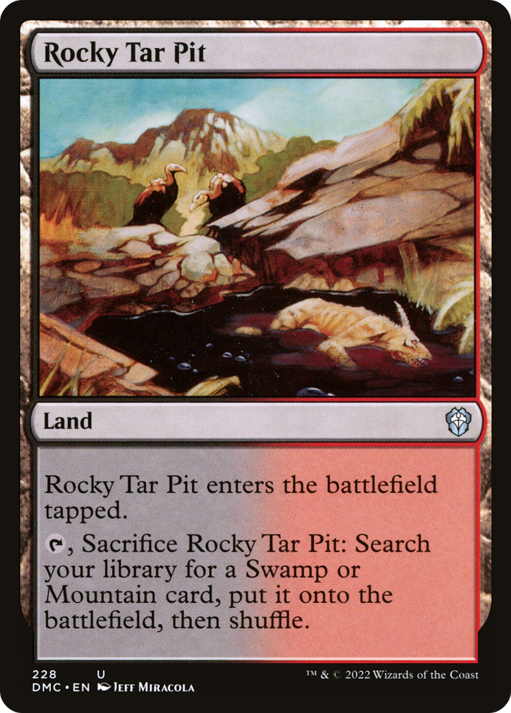 Rocky Tar Pit (DMC-228) - Dominaria United Commander