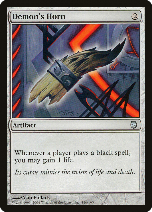 Demon's Horn (DST-116) - Darksteel Foil