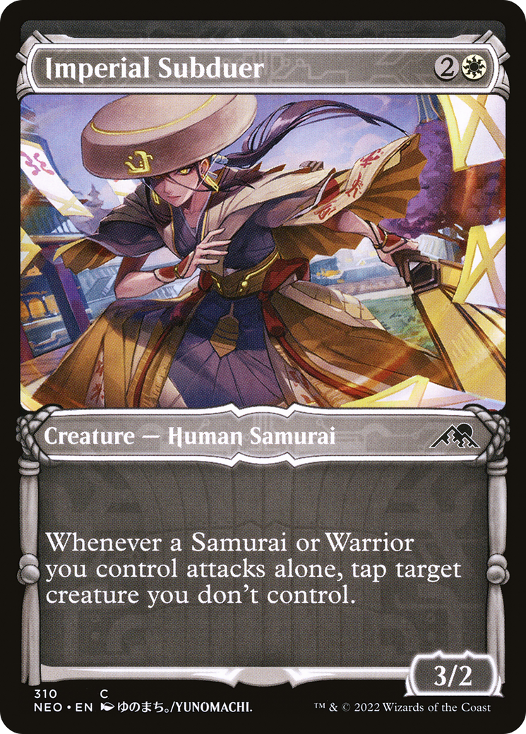 Imperial Subduer (NEO-310) - Kamigawa: Neon Dynasty: (Showcase) Foil