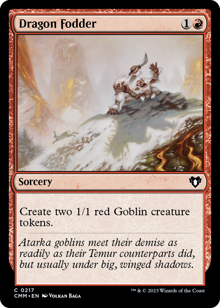 Dragon Fodder  (CMM-217) - Commander Masters